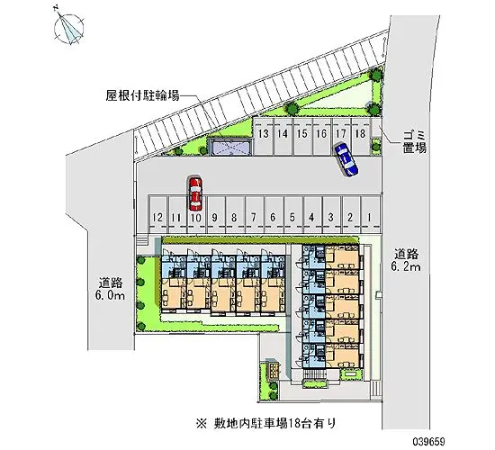 ★手数料０円★仙台市青葉区中山台　月極駐車場（LP）